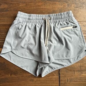 grey shorts from vuori